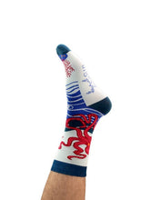 Chaussettes colorés par paire ou à l'unique marque français avec design en collaboration avec des artistes par Quanailles sur meanwhile boutique